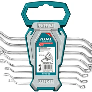 Total 8pcs offset ring spanner set Size:6-22mm