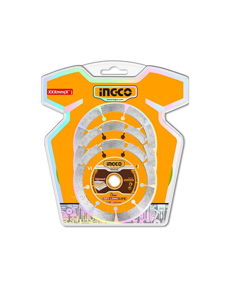 Ingco 3 Pcs dry diamond disc set - Wima Power Tools