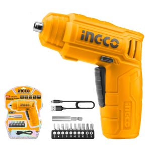 Ingco Lithium-Ion cordless screwdriver 4v