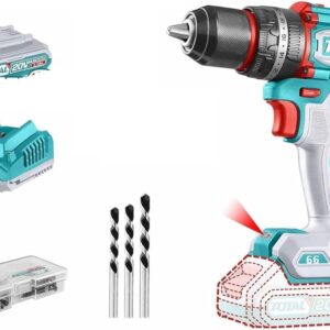 Total Compact Brushless Cordless Impact Drill 60Nm 20v