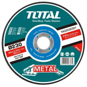 Total Abrasive metal grinding disc 230mm