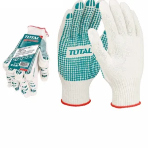 Total Knitted&PVC dots gloves Size: 10 (XL)-12pairs