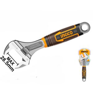 Ingco Adjustable wrench Length:300mm(12")