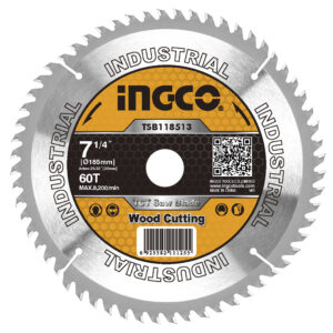 Ingco TCT saw blade 185mm(7-1/4") 60T