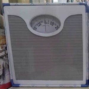 Mechanical bathroom scale.