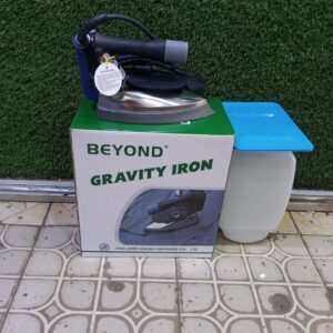 Industrial gravity-feed steam iron