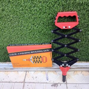 Red folding riveting gun