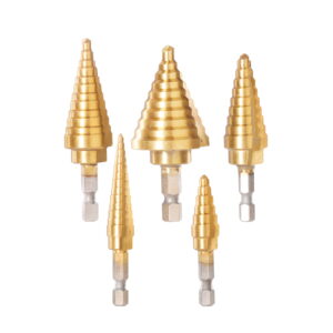 Total 5 pcs Step drill bit set