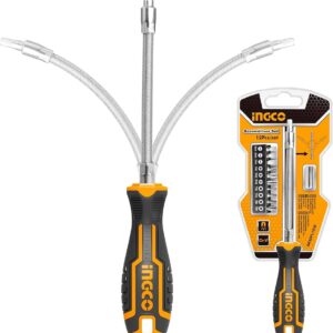 Ingco  12 Pcs flexible shaft screwdriver set