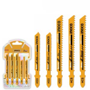 Ingco Jig saw blade set 5pcs