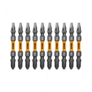 Ingco Impact Screwdriver bit PH2+SL6.0*1.0    65mm(2-9/16") 10pcs/set