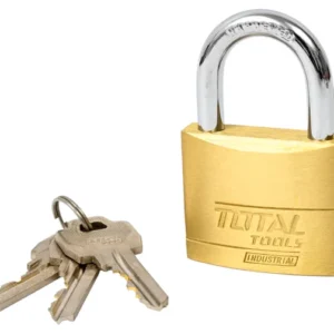 Total Heavy duty brass padlock Size:40mm