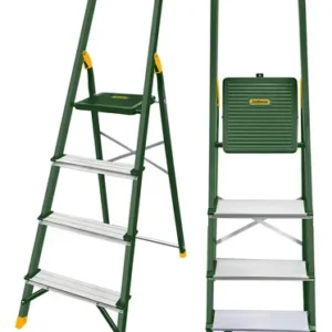 Jadever Steel & aluminium household ladder 4 steps