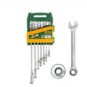 Jadever 7 Pcs ratchet spanner set