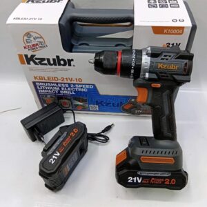 Kzubr KBLEID-21V-10 Brushless 2-Speed Lithium Electric Impact Drill