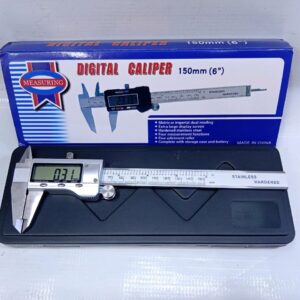 Digital caliper measuring tool 150mm (6 inches).