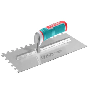 Total Plastering trowel with teeth(plastic handle) Size:280x130mm