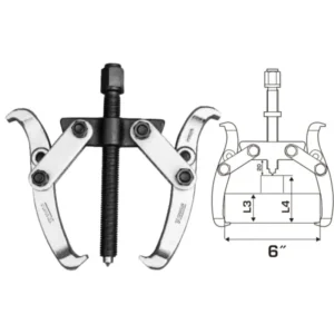 Total THTGP266 Two jaws puller Size:6"