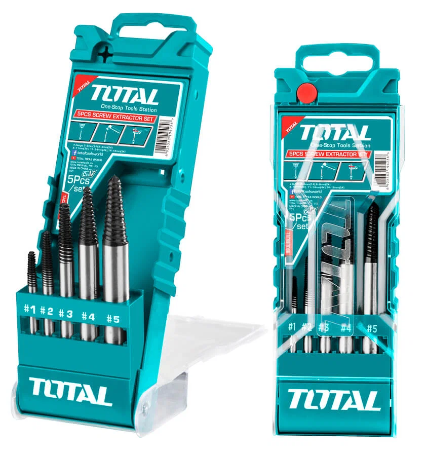 TOTAL 5PCS SCREW EXTACTOR SET TACSE0056