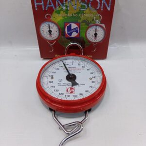 Hannson (Model No. 21) heavy-duty analog mechanical hanging spring scale 200KG